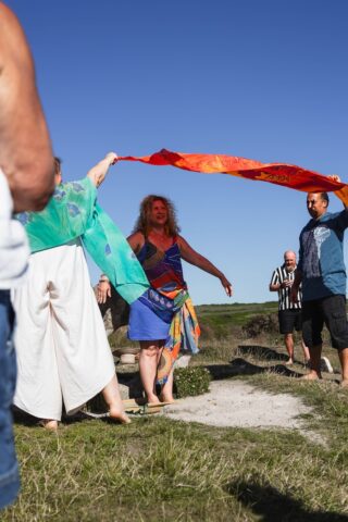 Grail Codes - Spiritual Retreat in Avalon and Beyond, Men-An-Tol ceremony 2