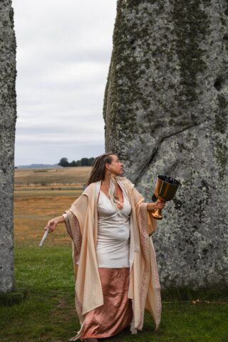 Grail Codes - Spiritual Retreat in Avalon and Beyond, Stonehenge ceremony 7